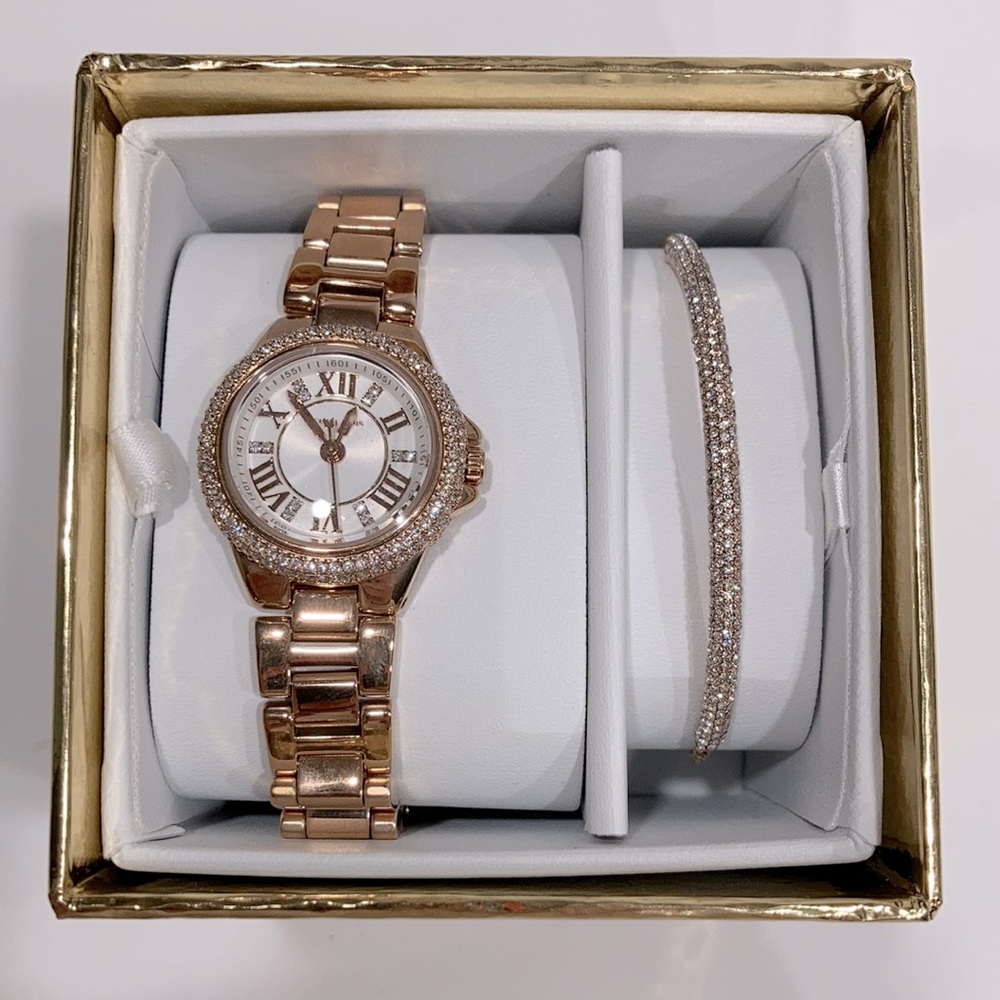 Michael Kors Watch and Bracelet Set